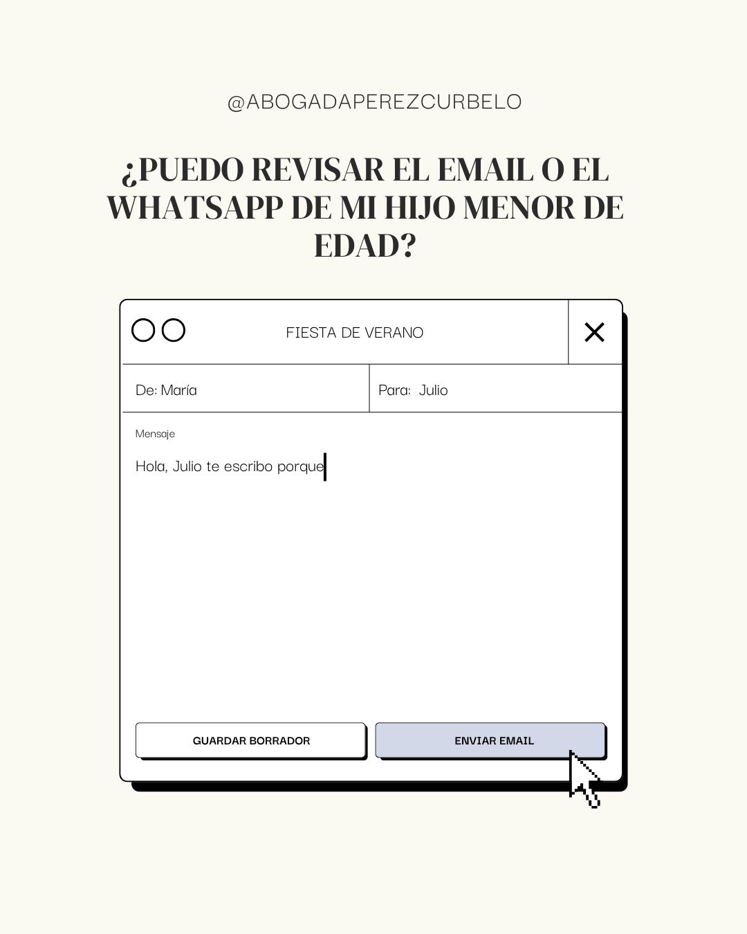 ¿PUEDO REVISAR EL EMAIL O EL WHATSAPP DE MI HIJO MENOR DE EDAD? 